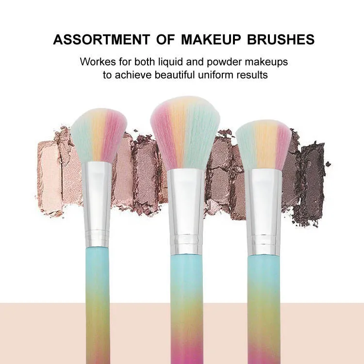 10PCS Cosmetic Tools Full Set Professional Makeup Brush Set for Women