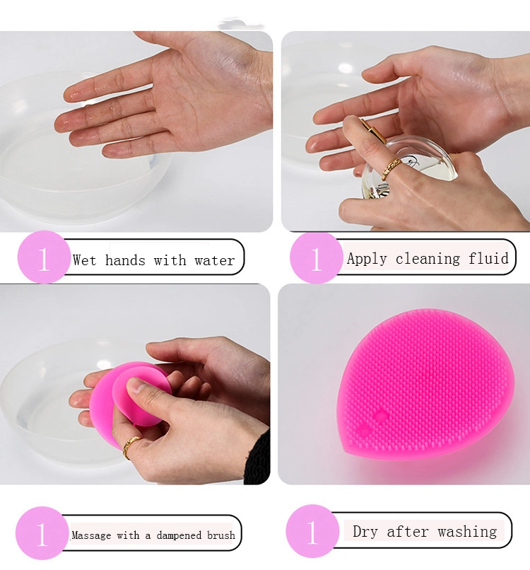 Waterproof Silicone Face Washing Brush /Popular Brush for Cleaning and Massageface