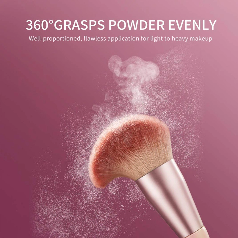 High Quality portable 8PCS Lady Foundation Brush Eye Shadow Brush Makeup Brush Set with Cream-White PU Bucket
