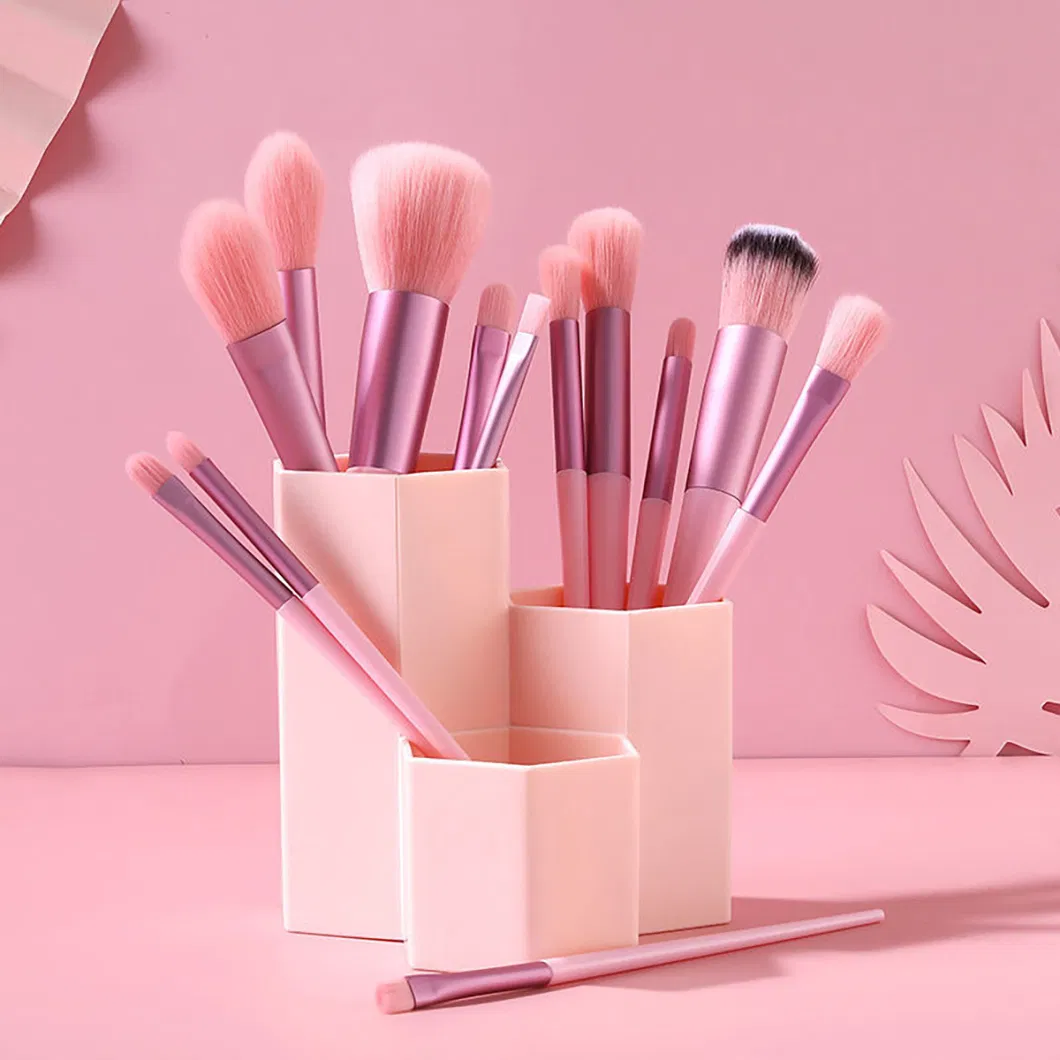 Makeup Brush Complete Set of 13 Travel Brushes Portable Blush Brush