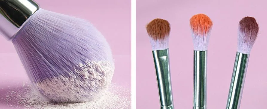 12 PCS Gradient Color Makeup Brushes Set with Vegan Soft Hair Eye Shadow Brush Full Set Cosmetics Tools