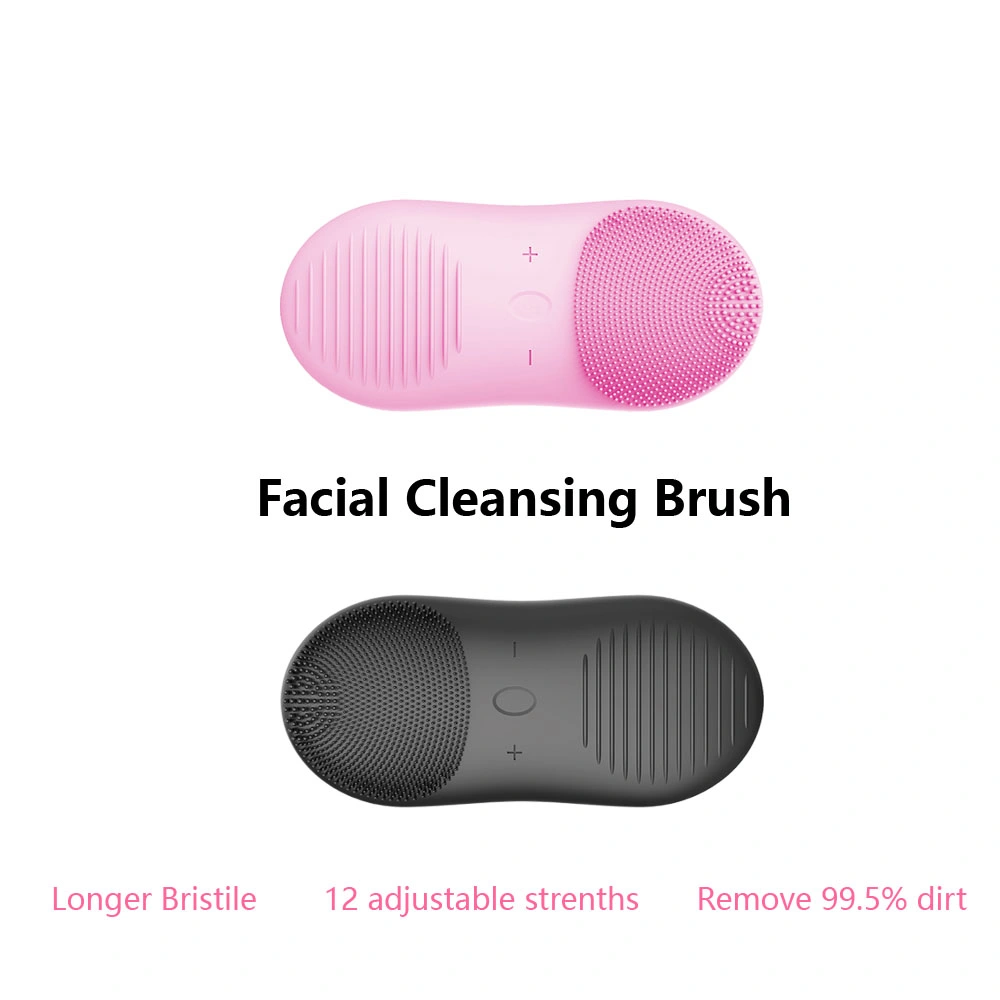 Popular Exfoliators Automatic Foaming Sonic Silicone Facial Cleansing Brush Silicone Face Mask Cleaning Brush