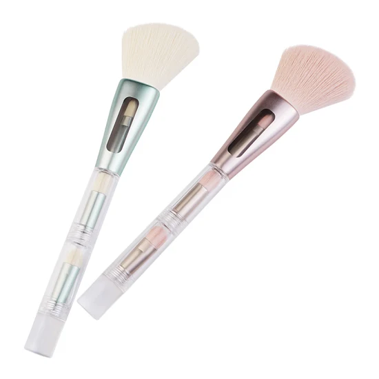 New Style 4 in 1 Multifunction Cosmetic Brush Portable Travel Makeup Brush Set