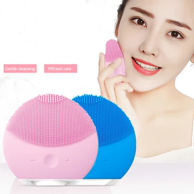 2019 Exfoliators Sonic Silicone Facial Cleansing Brush Silicone Face Mask Cleaning Brush