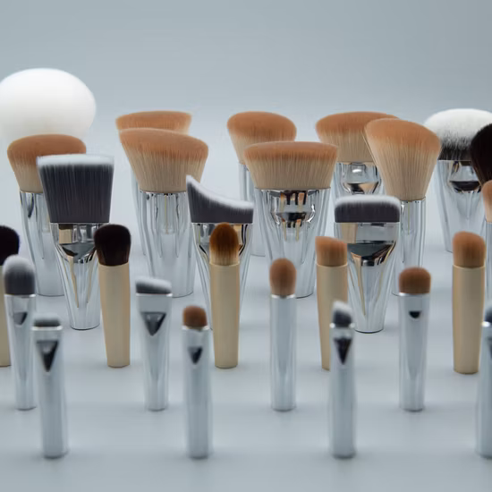 Makeup Brush-Yellow Series 12PCS Synthetic Hair -Face&Eye Cosmetic Pen Artificial Hair Make up Brush Set